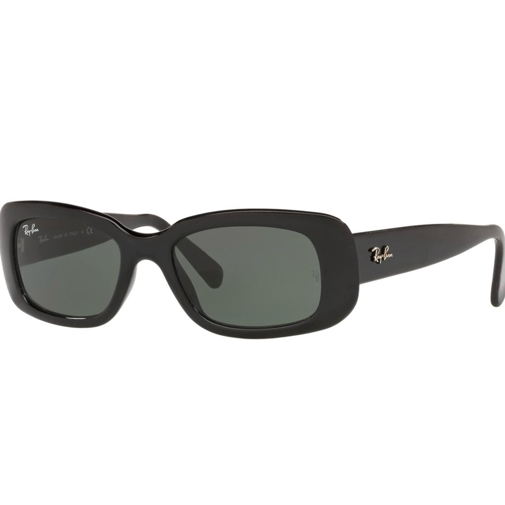 Ray-Ban Woman Sunglasses Black Frame, Green Classic G-15 Lenses, 50MM